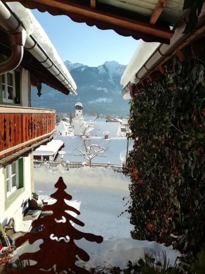 Ferienwohnungen Holler Wallgau Exteriör bild